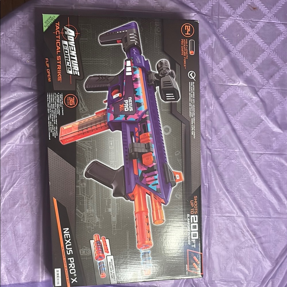 Nexus Pro Toy Blaster - Purple and Orange
